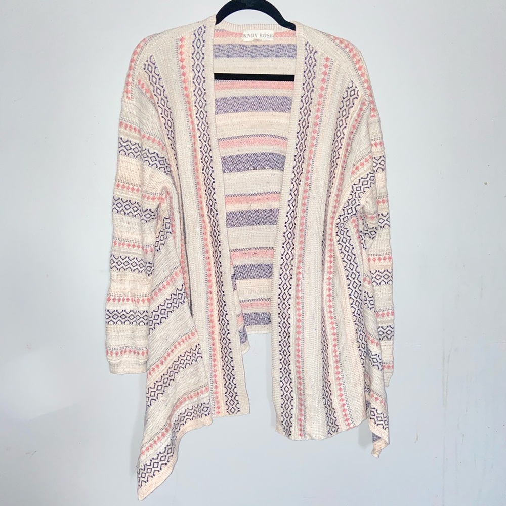 Multi Pastel Colored Cardigan